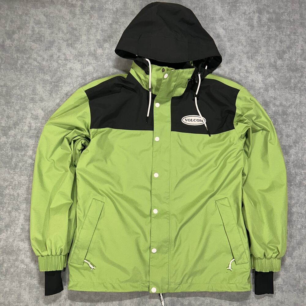 Volcom Longo GORE-TEX Jacket Mens S Green Black Arthur Longo Snowboard G0652204